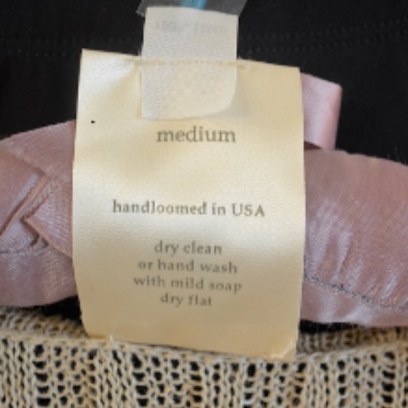 Vintage 80's Linen Knit Hourglass Cardi - Picture 7 of 7